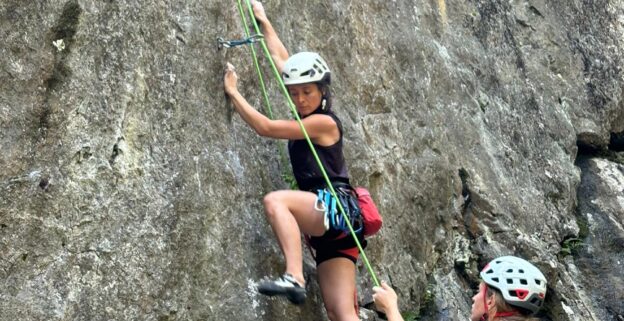 Cycle escalade sportive entre femmes – Chamonix / Valais
